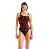 WOMENS ARENA GRAPHIC SWIMSUIT CHALLENGE BACK